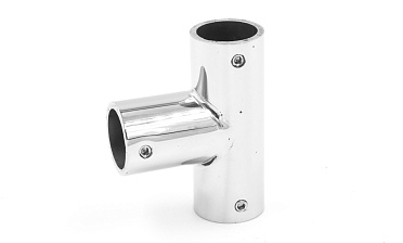 Соединитель-тройник для трубы 19 мм, нержавеющая сталь AISI 304, полированная t902 PSS купить в Симферополе