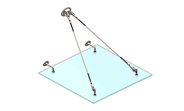 Комплект фурнитуры для козырька с двойным кронштейном стена-тяга 1200х1200 (на вантах/тягах) k671-12-12-2 купить в Симферополе Комплект фурнитуры для козырька с двойным кронштейном стена-тяга 1200х1200 (на вантах/тягах) k671-12-12-2 купить в Симферополе