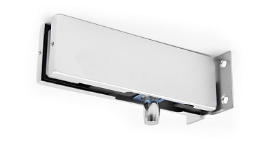 Фитинг на фрамугу с осью и монтажной пластиной, под алюминий t130 AL купить в Симферополе