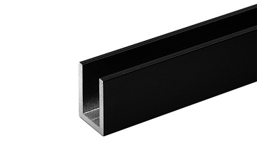П-образный профиль 19x13, L=2200, алюминий ,черный t756 BL купить в Симферополе  П-образный профиль 19x13, L=2200, алюминий ,черный t756 BL купить в Симферополе