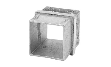 Соединитель для поручня 40х40 мм, полированный, (AISI 304) k368 купить в Симферополе