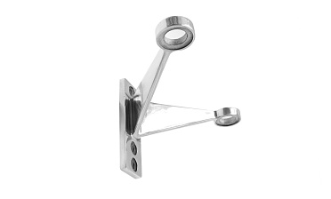 Крепление рутеля к стене, двойное, фланец с тремя отверстиями, AISI 304 k612-2 купить в Симферополе