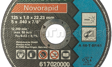 Отрезной круг 125х22х1 Метабо Ф-0971 купить в Симферополе