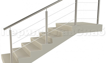 Заполнение из 3ми тросиков (тросик в оболочке) + наконечник для крыльца купить в Симферополе