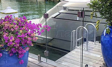 Стекло на креплениях: одностворчатые калитки стекло-стекло купить в Симферополе