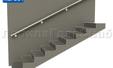 Готовый пристенный поручень с 4 держателями, длина 3300 мм (AISI 304) k730-33 купить в Симферополе Готовый пристенный поручень с 4 держателями, длина 3300 мм (AISI 304) k730-33 купить в Симферополе