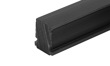 Подставка для стекла в профиль т40, материал ТЭП, цвет черный т40-05 купить в Симферополе Подставка для стекла в профиль т40, материал ТЭП, цвет черный т40-05 купить в Симферополе