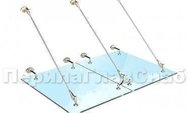 Комплект фурнитуры для козырька 1200х1800 (на вантах/тягах) k671-12-18 купить в Симферополе Комплект фурнитуры для козырька 1200х1800 (на вантах/тягах) k671-12-18 купить в Симферополе