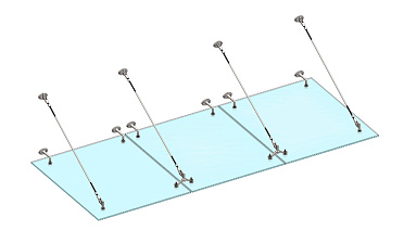 Комплект фурнитуры для козырька 1500х3700 (на вантах/тягах) k671-15-37 купить в Симферополе Комплект фурнитуры для козырька 1500х3700 (на вантах/тягах) k671-15-37 купить в Симферополе