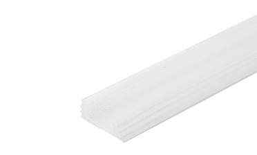 Рассеиватель света для трубы с пазом 24х24, плоский (хлыст 3 метра) k777-3 купить в Симферополе