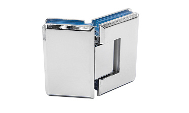 Петля для душевой кабины стекло-стекло 135° 90х55 мм цинк, полированная t302 PZn купить в Симферополе