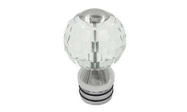 Стеклянный шар, наконечник на стойку Ø50.8 мм, с алюминиевой системой фиксации, прозрачный k248 купить в Симферополе