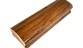Пластиковый поручень фигурный текстурный, цвет Венге, длина 4м k897-3