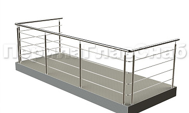 Балконные ограждения с ригельным заполнением купить в Симферополе