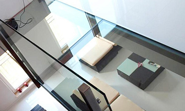 Сверхлегкое стеклянное перекрытие купить в Симферополе