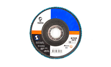 Шлиф. диск "лепесток" 125х22 Р-80 Atlas Ф-0242 купить в Симферополе