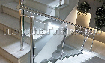 Перила с LED-подсветкой в Симферополе. Готовые проекты ПерилаГлавСнаб Перила с LED-подсветкой в Симферополе. Готовые проекты ПерилаГлавСнаб