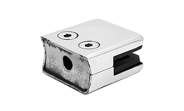 Стеклодержатель штампованный, под стекло 10 мм (5+5 мм), квадратный под стойку Ø38.1 мм (40х24х48 ) полированный AISI 304 k351-10 купить в Симферополе Стеклодержатель штампованный, под стекло 10 мм (5+5 мм), квадратный под стойку Ø38.1 мм (40х24х48 ) полированный AISI 304 k351-10 купить в Симферополе