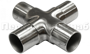 Соединение поручня Ø50.8 мм, крестовина (AISI 304) k361 купить в Симферополе