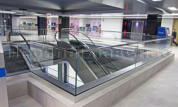 Стеклянные перила для атриумов в Симферополе. Готовые проекты ПерилаГлавСнаб