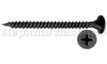 Саморез 3,5х15 д/гипсокартона черн. М-4099 купить в Симферополе