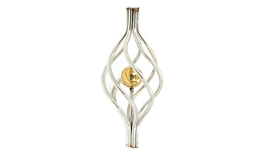 Декоративная вставка (корзинка) для стойки Ø25 мм, с золотым шаром k388-2 купить в Симферополе