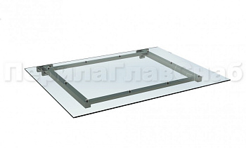 Козырек из поликарбоната на прямом каркасе в Симферополе. Готовые проекты ПерилаГлавСнаб