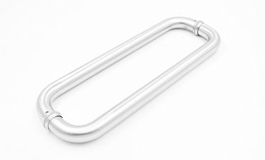 Ручка двухсторонняя для стекла 8-12 мм, 25х350 мм, шлифованная t627-25-350 SSS купить в Симферополе