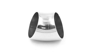 Отвод поручня под сварку Ø38.1х100/2х1.35 мм, 45°, полированный 400 Grit, (AISI 304) k095-45 купить в Симферополе Отвод поручня под сварку Ø38.1х100/2х1.35 мм, 45°, полированный 400 Grit, (AISI 304) k095-45 купить в Симферополе