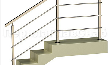 Три ригеля на сварке, квадратные поручень и стойки купить в Симферополе