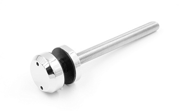 Комплект торцевого крепления несущего стекла, шпилька AISI316, гайка-шайба Ø50х10х18 мм с внутренней резьбой М16, полированный k277-2 купить в Симферополе