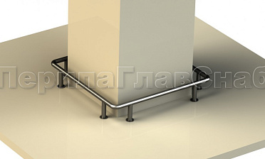 Колесоотбойники вокруг квадратной колонны, все завязано купить в Симферополе