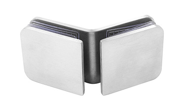 Коннектор для душевой кабины стекло-стекло 135° 45х45 мм шлифованный t726-2 SSS  купить в Симферополе