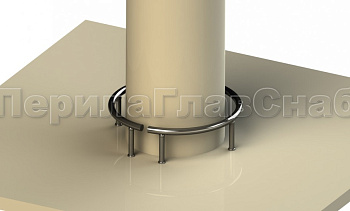 Колесоотбойник вокруг колонны в Симферополе. Готовые проекты ПерилаГлавСнаб