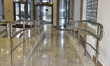 Ограждение пандуса с одним ригелем купить в Симферополе