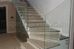 Ограждения лестничных маршей в Симферополе. Готовые проекты ПерилаГлавСнаб - фото 9