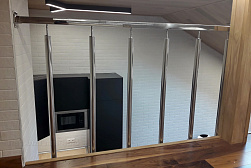 Перила и ограждения с вертикальным заполнением в Симферополе. Готовые проекты ПерилаГлавСнаб - фото 11