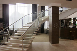 Стеклянные ограждения для торговых  и бизнес центров в Симферополе. Готовые проекты ПерилаГлавСнаб - фото 5 Стеклянные ограждения для торговых  и бизнес центров в Симферополе. Готовые проекты ПерилаГлавСнаб - фото 5