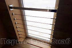 Ограждение на окна из нержавеющей стали в Симферополе. Готовые проекты ПерилаГлавСнаб - фото 16