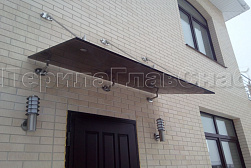 Стеклянные козырьки на вантах в Симферополе. Готовые проекты ПерилаГлавСнаб - фото 27