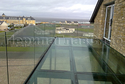 Стеклянные перила для балконов в Симферополе. Готовые проекты ПерилаГлавСнаб - фото 25