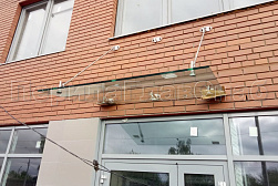 Стеклянные козырьки на вантах в Симферополе. Готовые проекты ПерилаГлавСнаб - фото 7