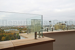 Стеклянные перила для балконов в Симферополе. Готовые проекты ПерилаГлавСнаб - фото 27