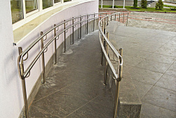 Поручни для инвалидов из нержавеющей стали в Симферополе. Готовые проекты ПерилаГлавСнаб - фото 19
