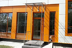 Козырьки и навесы на металлокаркасе в Симферополе. Готовые проекты ПерилаГлавСнаб - фото 14