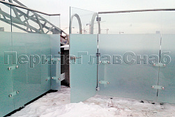 Стеклянные перила для балконов в Симферополе. Готовые проекты ПерилаГлавСнаб - фото 12