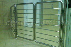 Нержавеющие калитки в Симферополе. Готовые проекты ПерилаГлавСнаб - фото 12