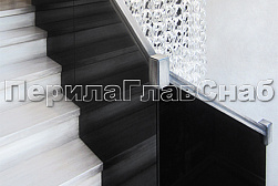 Стеклянные перила для колодезных лестниц в Симферополе. Готовые проекты ПерилаГлавСнаб - фото 14