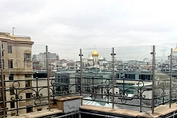 Ограждения из нержавейки со стеклом в Симферополе. Готовые проекты ПерилаГлавСнаб - фото 15