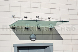 Стеклянные козырьки на вантах в Симферополе. Готовые проекты ПерилаГлавСнаб - фото 29